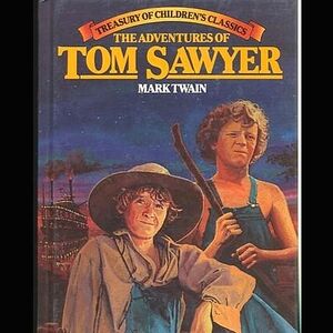 THE ADVENTURES OF TOM SAWYER by Mark Twain Vintage Hardcover Book